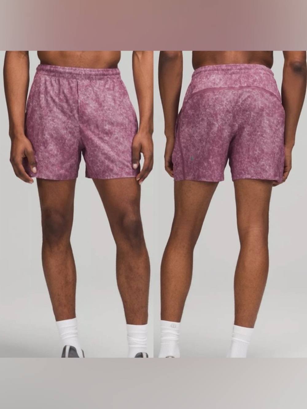 Lululemon Pace Breaker Athletic Shorts in Gravel Dust Plum(purple)Size XL